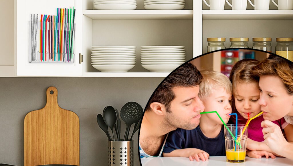 No More Straw Chaos: My Favorite Kitchen Hack