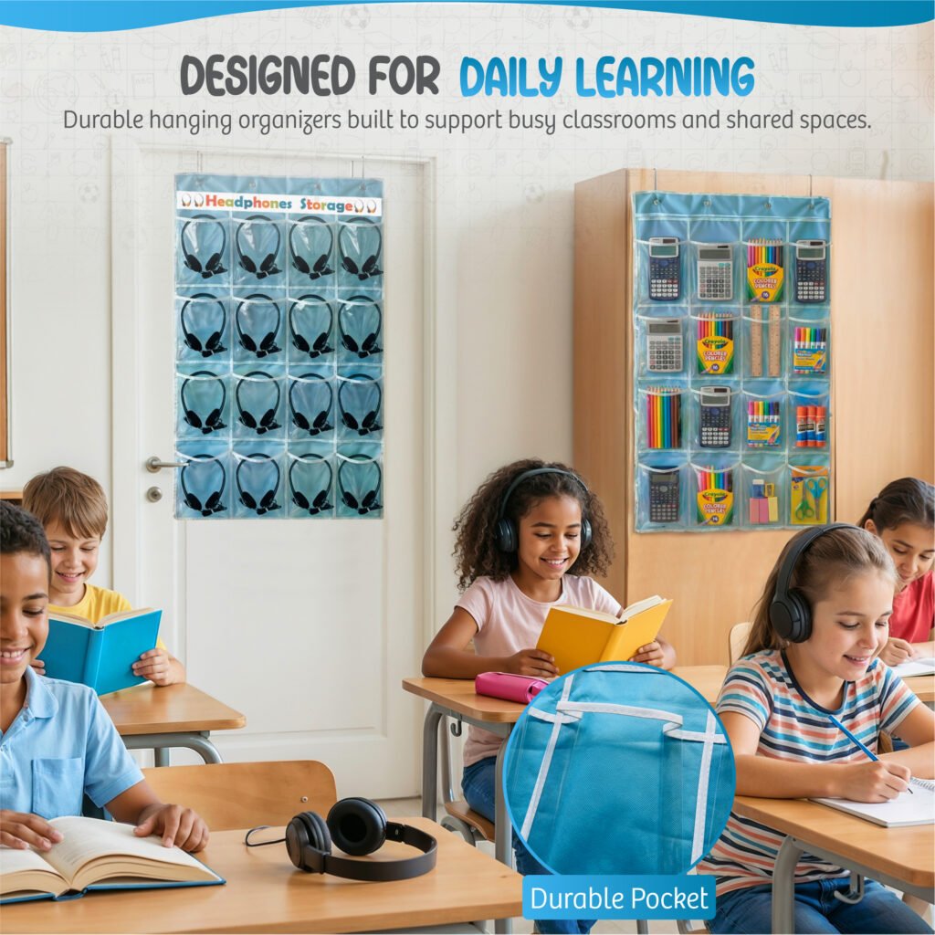 An Easy Headphone Organizer That Keeps Elementary Classrooms Running Smoothly